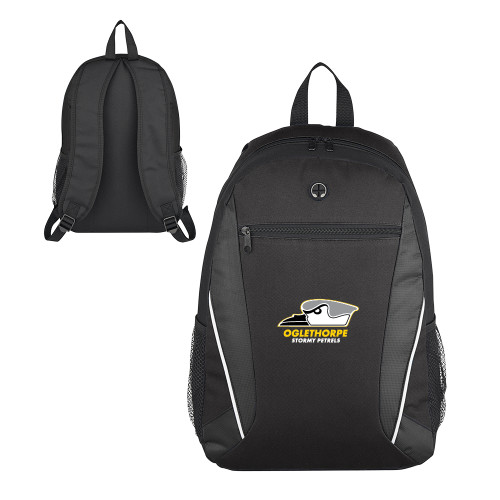  Homerun Black Computer Backpack - Primary Athletics Logo