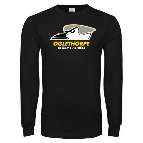  Black Long Sleeve T Shirt - Primary Athletics Logo