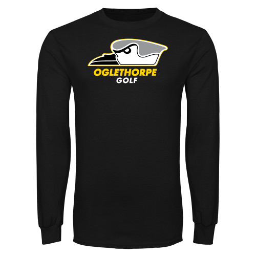  Black Long Sleeve T Shirt - Golf
