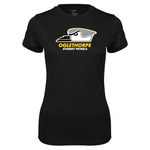  Womens Black Performance Tee - Primary Athletics Logo