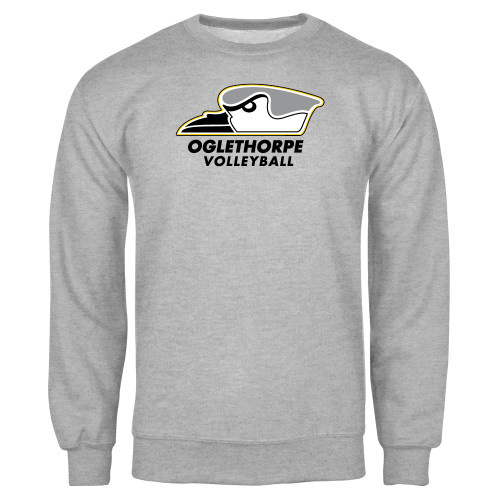  Grey Fleece Crew - Volleyball