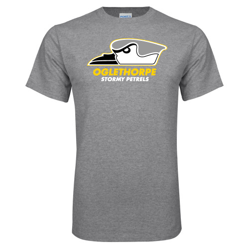  Grey T Shirt - Primary Athletics Logo
