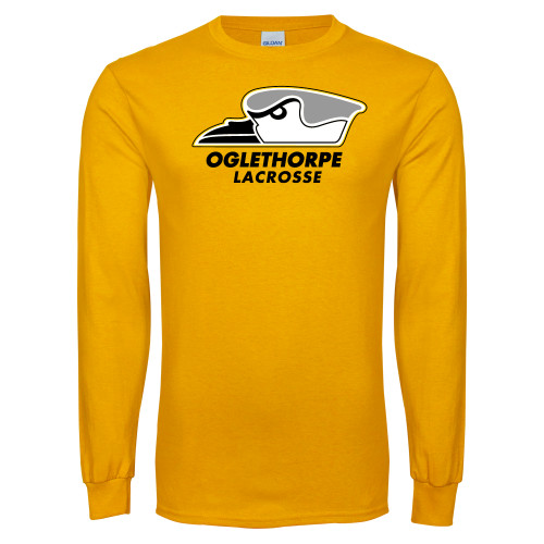  Gold Long Sleeve T Shirt - Lacrosse