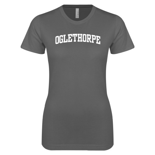  Next Level Womens Charcoal Boyfriend Tee - Arched