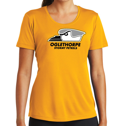  Womens Gold Performance Short Sleeve Tee - Primary Athletics Logo