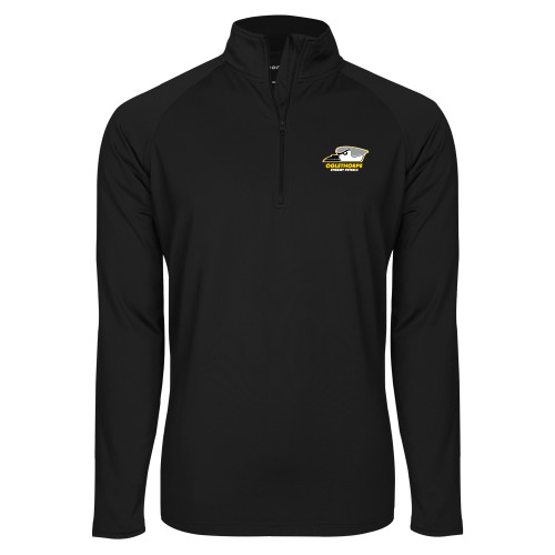  Sport Tek Black Sport Wick Stretch 1/2 Zip Pullover - Primary Athletics Logo