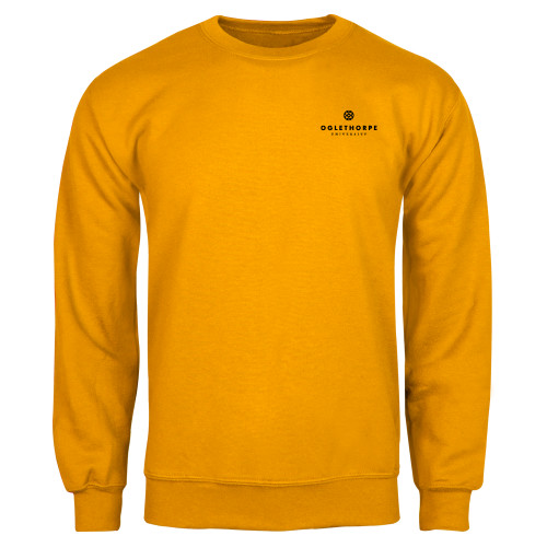  Gold Fleece Crew - Primary University Logo