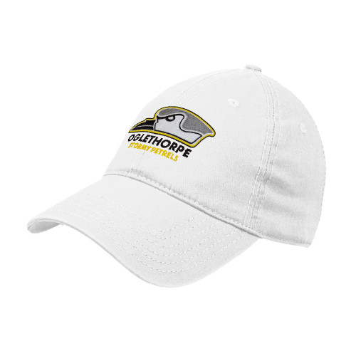  White Unstructured Adjustable Low Profile Hat - Primary Athletics Logo