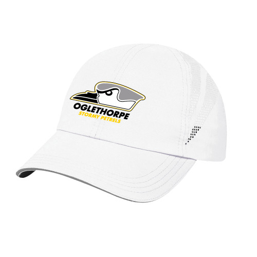  Womens White Performance Cap - Primary Athletics Logo