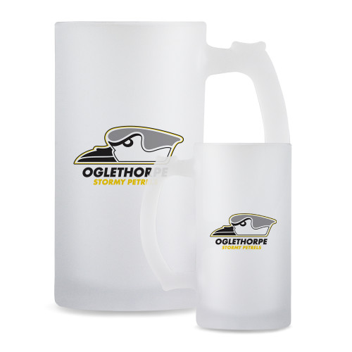  Full Color Decorative Frosted Glass Mug 16oz - Primary Athletics Logo