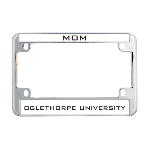  Metal Motorcycle License Plate Frame in Chrome - Mom