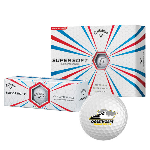  Callaway Supersoft Golf Balls 12/pkg - Primary Athletics Logo