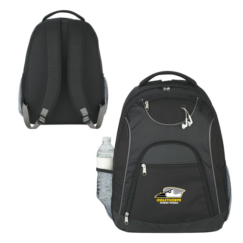  The Ultimate Black Computer Backpack - Primary Athletics Logo
