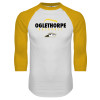 Thumbnail image for  White/Gold Raglan Baseball T Shirt