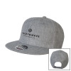 Thumbnail image for  Heather Grey Wool Blend Flat Bill Snapback Hat