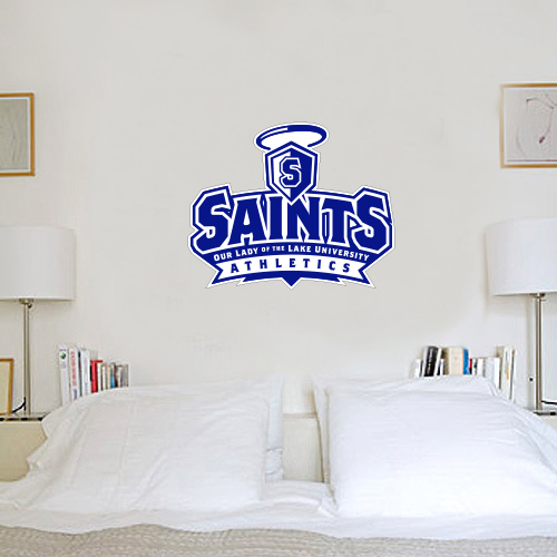  3 ft x 3 ft Fan WallSkinz - Our Lady of the Lake University Athletics - Offical Logo