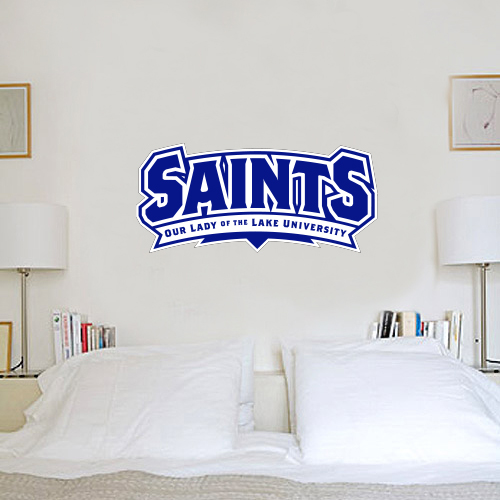  2 ft x 6 ft Fan WallSkinz - Saints - Our lady of the Lake University