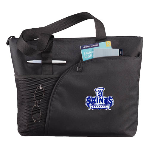  Excel Black Sport Utility Tote - Our Lady of the Lake University Athletics - Offical Logo