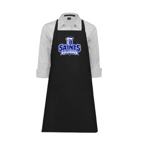  Full Length Black Apron - Our Lady of the Lake University Athletics - Offical Logo