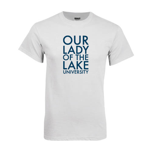  White T Shirt - Our Lady of the Lake Stacked