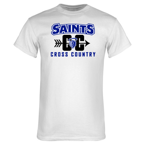 White T Shirt - Cross Country Design