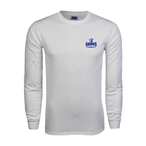  White Long Sleeve T Shirt - Our Lady of the Lake University Athletics - Offical Logo