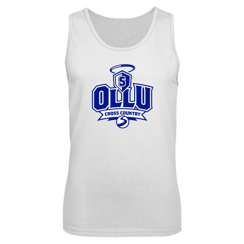 Our Lady of the Lake White Tank Top - Cross Country