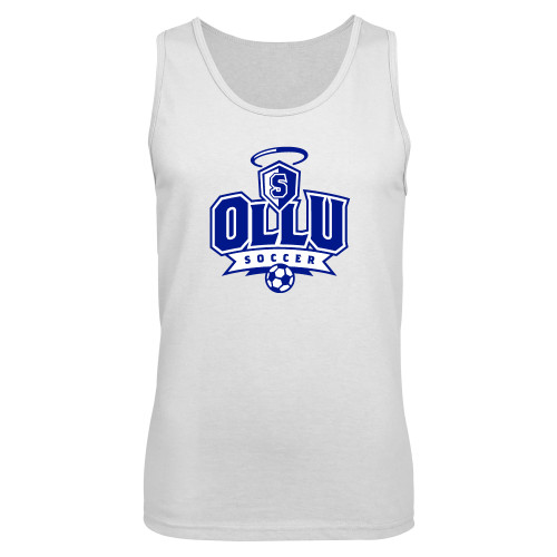 Our Lady of the Lake White Tank Top - Soccer