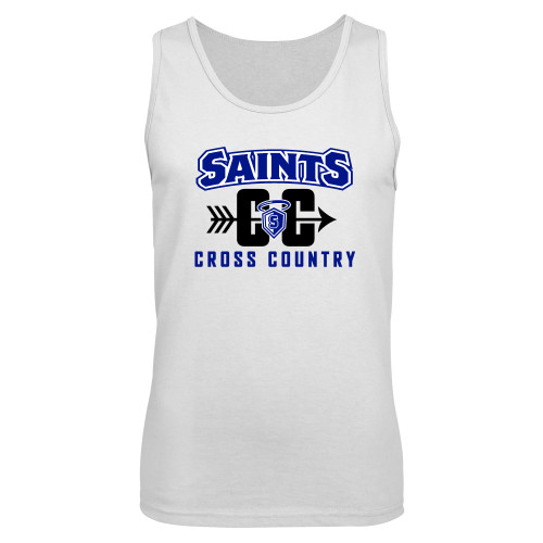 Our Lady of the Lake White Tank Top - Cross Country Design