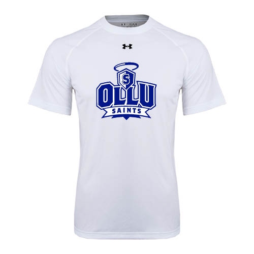  Under Armour White Tech Tee - OLLU Saints