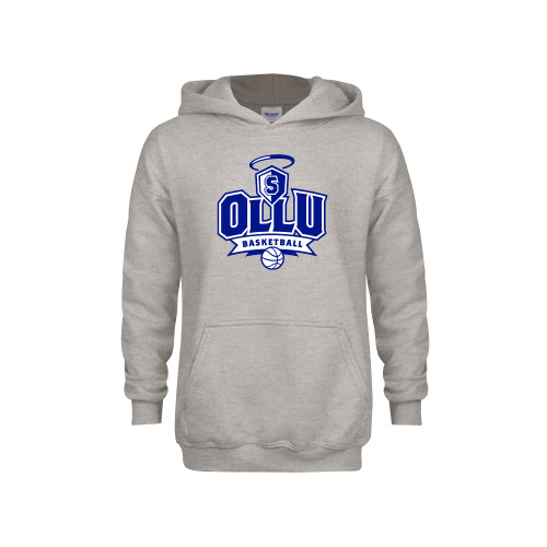 Our Lady of the Lake Youth Grey Fleece Hood - Basketball