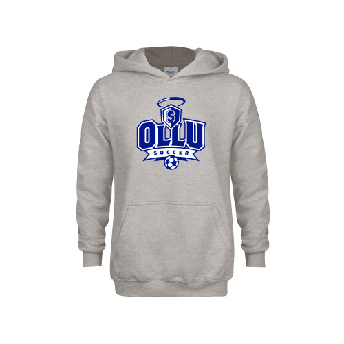 Our Lady of the Lake Youth Grey Fleece Hood - Soccer