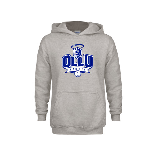 Our Lady of the Lake Youth Grey Fleece Hood - Tennis