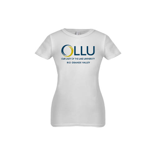  Next Level Girls White Fashion Fit T Shirt - Rio Grande Valley