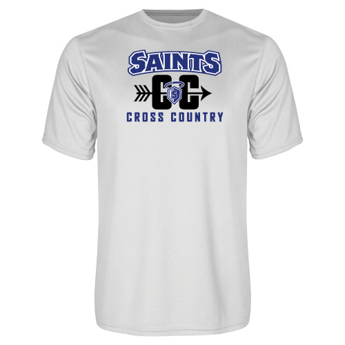  White Performance Tee - Cross Country Design