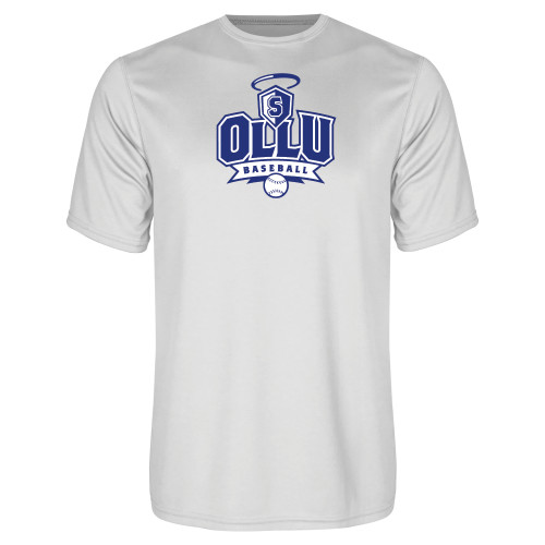  White Performance Tee - Baseball