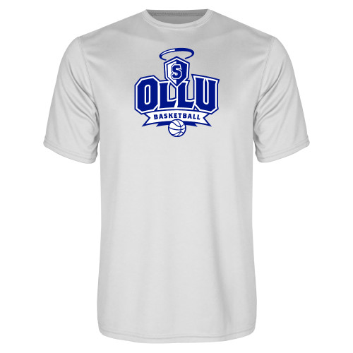 Our Lady of the Lake White Performance Tee - Basketball