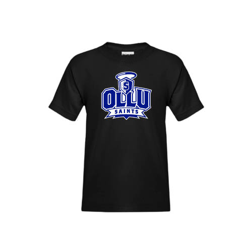  Youth Black T Shirt - OLLU Saints