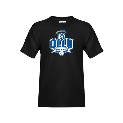  Youth Black T Shirt - Track and Field