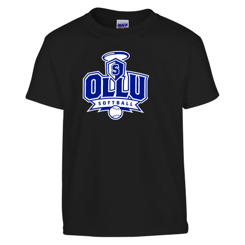 Our Lady of the Lake Youth Black T Shirt - Softball