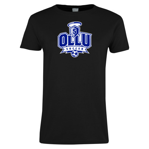 Our Lady of the Lake Womens Black Short Sleeve Tee - Soccer