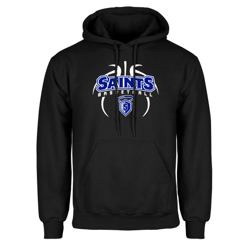 Our Lady of the Lake Black Fleece Hoodie - Basketball in Ball