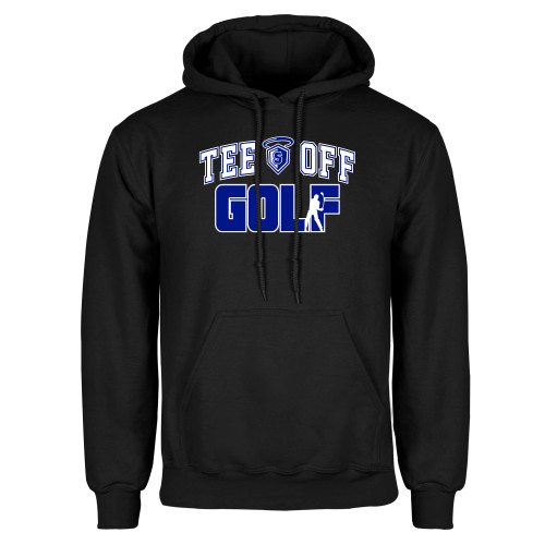 Our Lady of the Lake Black Fleece Hoodie - Tee Off Golf Design
