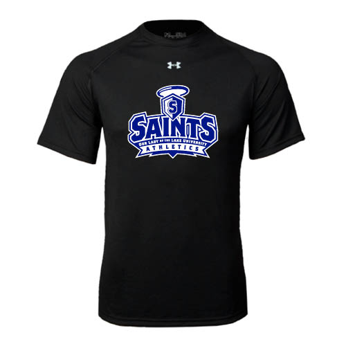  Under Armour Black Tech Tee - Our Lady of the Lake University Athletics - Offical Logo