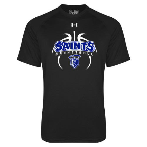  Under Armour Black Tech Tee - Basketball in Ball