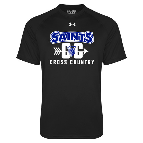  Under Armour Black Tech Tee - Cross Country Design