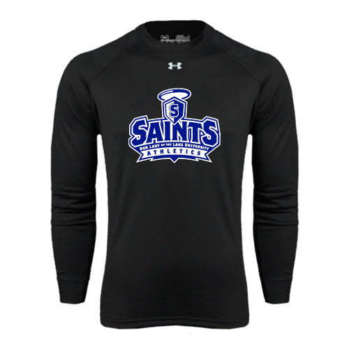  Under Armour Black Long Sleeve Tech Tee - Our Lady of the Lake University Athletics - Offical Logo