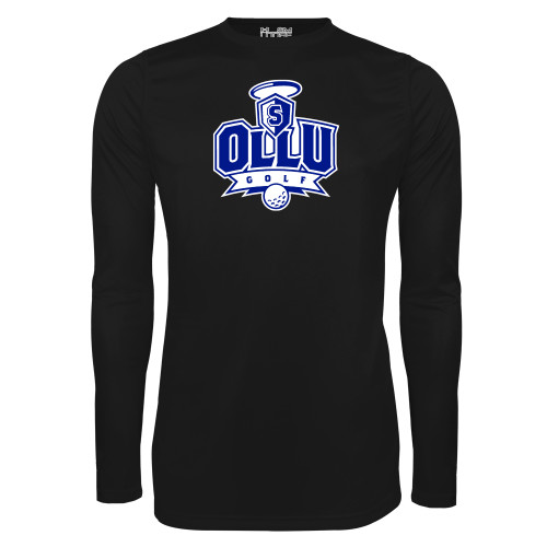 Under Armour Black Long Sleeve Tech Tee - Golf