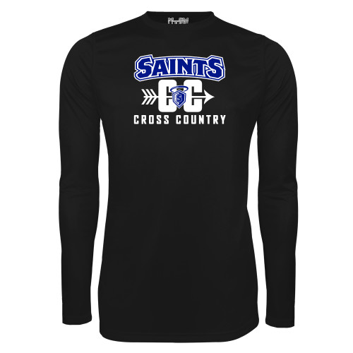  Under Armour Black Long Sleeve Tech Tee - Cross Country Design