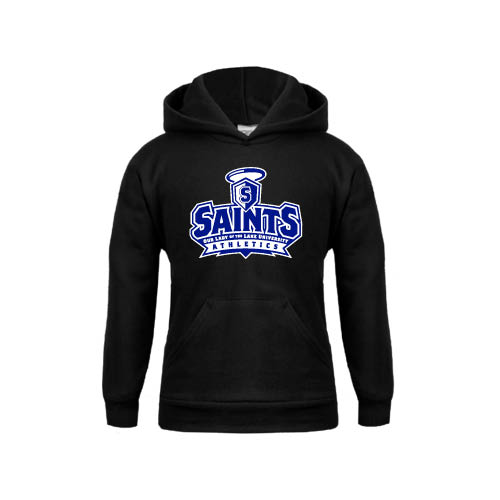  Youth Black Fleece Hoodie - Our Lady of the Lake University Athletics - Offical Logo